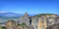 I favolosi monasteri di Meteora in Grecia - templi operativi e l'ordine di visitare il Monte Meteora in Grecia sulla mappa